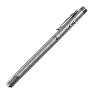 Długopis 4-funkcyjny Pointer ze wskaźnikiem laserowym, srebrny - obrazek 4