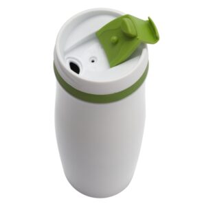 Kubek izotermiczny Viki 390 ml, zielony/biały - obrazek 3