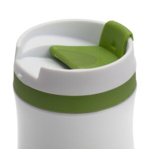 Kubek izotermiczny Viki 390 ml, zielony/biały - obrazek 4
