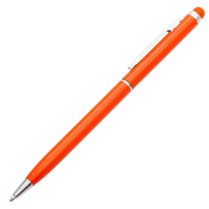 Długopis aluminiowy Touch Tip, pomarańczowy - obrazek 3