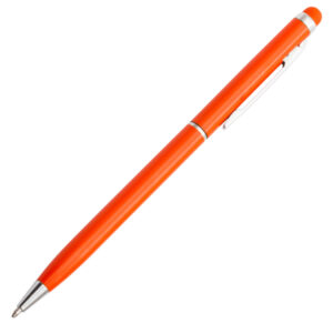 Długopis aluminiowy Touch Tip, pomarańczowy - obrazek 4