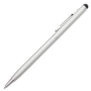 Długopis aluminiowy Touch Tip, srebrny - obrazek 3