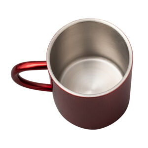 Kubek stalowy Stalwart 240 ml, czerwony - obrazek 3
