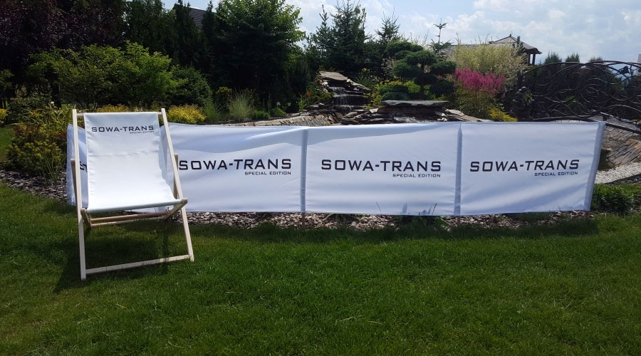 Parawany plażowe reklamowe