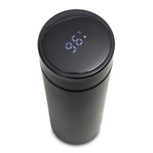 Termos/Kubek próżniowy z termometrem Ancona 470 ml, czarny - obrazek 3