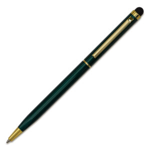 Długopis aluminiowy Touch Tip Gold, ciemnozielony - obrazek 3