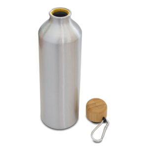 Butelka aluminiowa Luqa 800 ml, srebrny - obrazek 3