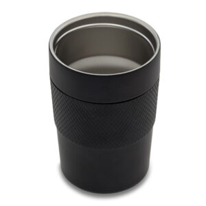 Kubek termiczny Husavik 320 ml, czarny - obrazek 3