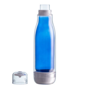 Butelka szklana z osłoną Smart 520 ml, niebieski - obrazek 3