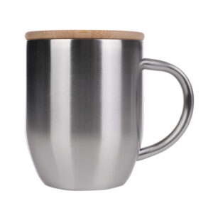 Kubek stalowy Maloy 350 ml , srebrny - obrazek 3