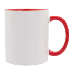 Kubek z powłoką sublimacyjną Gaeta 330 ml, czerwony - obrazek 3