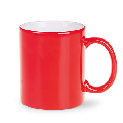 Tomek Classic czerwony kubki ceramiczne z logo