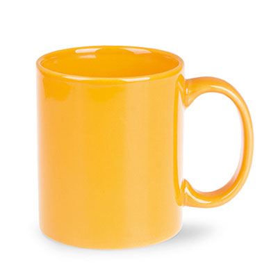Tomek Classic żółty kubki ceramiczne z logo